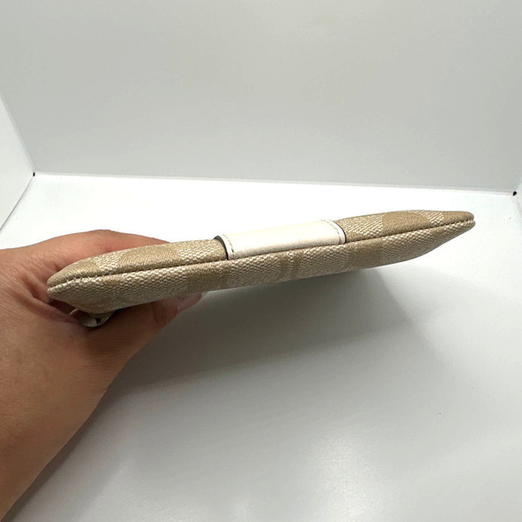 Coach Tan Coated Canvas Wristlet Bundle - Picture 3 of 11